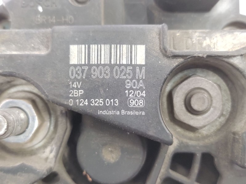 Alternador 037903025m 038903018r 0124325013 - Skoda Fabia I (6y2) 1.4 Tdi 6