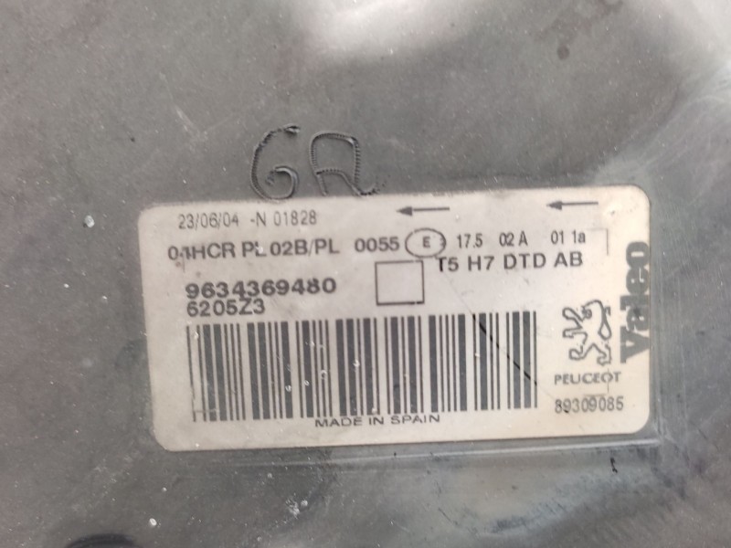 Recambio de faro derecho para peugeot 307 (3a/c) 1.6 16v referencia OEM IAM   