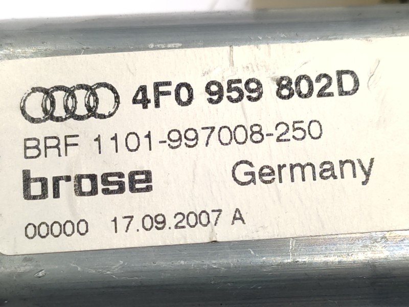 Elevalunas Delantero Derecho 4f0837462d  - Audi A6 Berlina (4f2) 2.0 Tdi 4