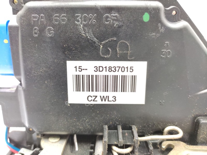 Recambio de cerradura puerta delantera izquierda para volkswagen touran (1t1, 1t2) 1.9 tdi referencia OEM IAM  3D1837015AP 