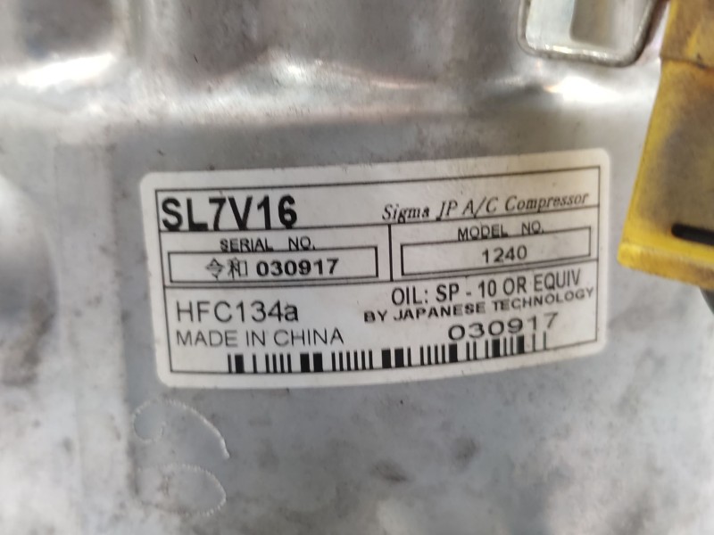 Compresor Aire Acondicionado 9639109580 Sl7v161240 - Fiat Ulysse (179_) 2.0 Jtd 5