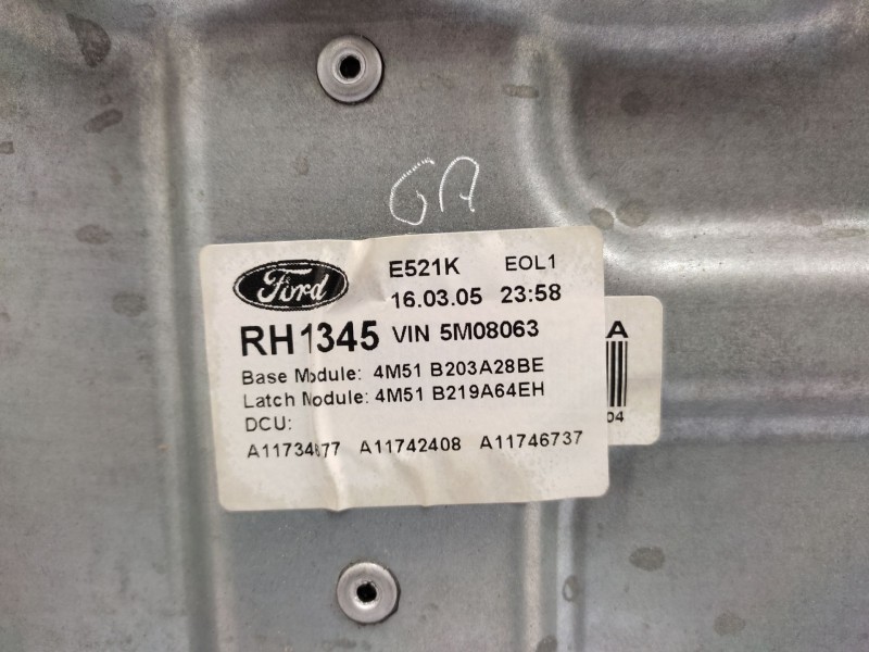 Recambio de elevalunas delantero derecho para ford focus i (daw, dbw) 1.6 16v referencia OEM IAM  1736144 