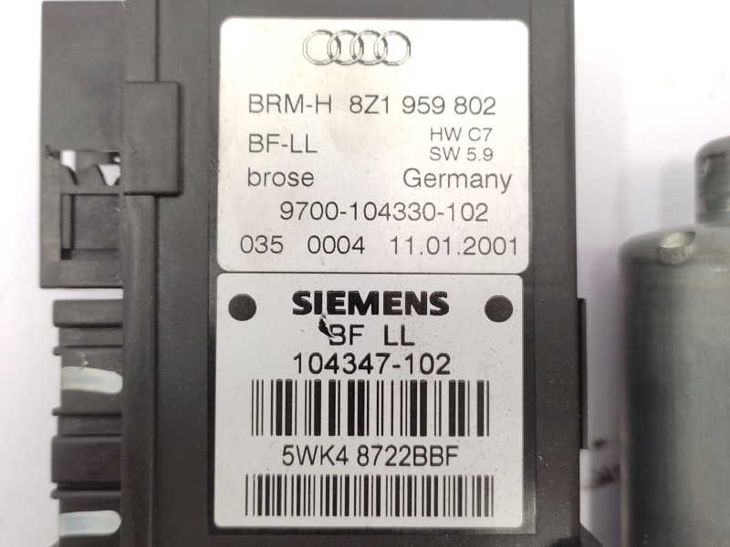 Recambio de motor elevalunas delantero derecho para audi a2 (8z0) 1.4 tdi referencia OEM IAM   