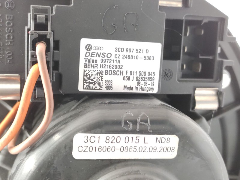 Motor Calefaccion 3c1820015l 1k1820015q  - Volkswagen Passat B6 (3c2) 1.9 Tdi 6