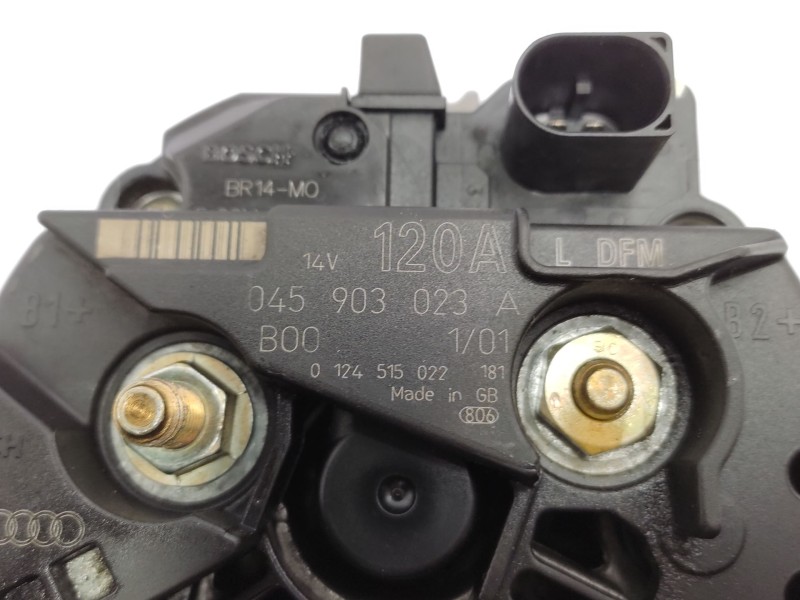 Recambio de alternador para audi a2 (8z0) 1.4 tdi referencia OEM IAM  045903023AX 