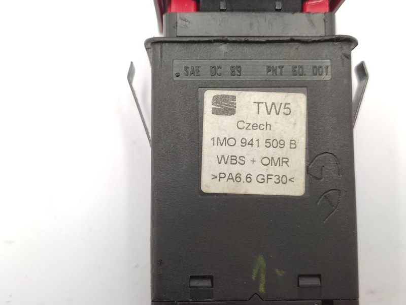 Recambio de warning para seat toledo ii (1m2) 1.9 tdi referencia OEM IAM  1M0941509B 
