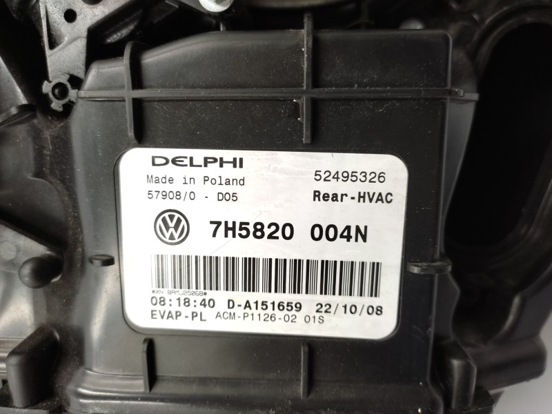 Calefaccion Entera Normal 7h582000 52495326 Delphi - Volkswagen T5 Bus Caravelle 4motion 6