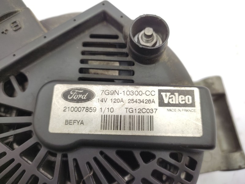 Recambio de alternador para ford fiesta vi (cb1, ccn) 1.25 referencia OEM IAM 7G9N10300CC 2265722 TG12C037