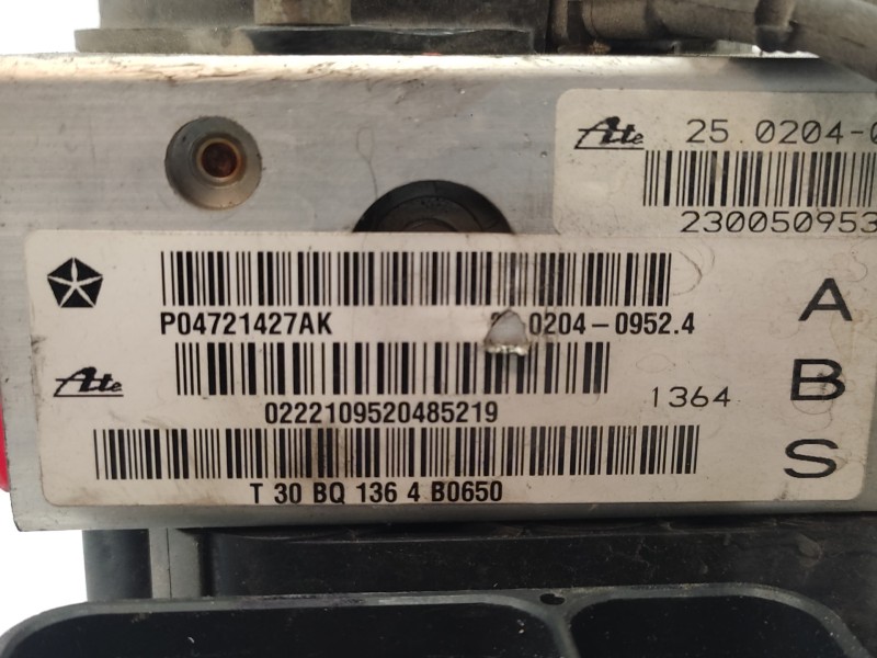 Abs P04721427ak 5018252aa  - Chrysler Voyager (rg) 2.5 Crd Cat 6