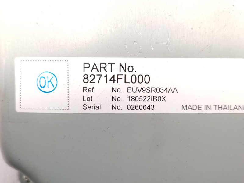 Modulo Electronico 82714fl000  - Subaru Xv (gt) 1.6 I Awd (gt3) 3