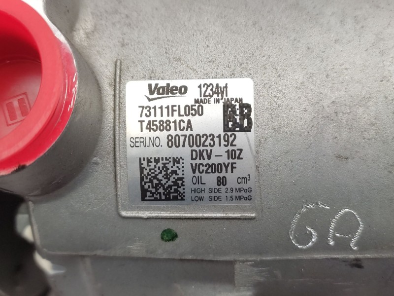 Recambio de compresor aire acondicionado para subaru xv (gt) 1.6 i awd (gt3) referencia OEM IAM   