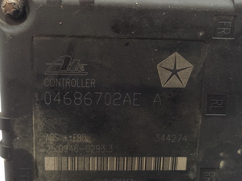Abs P04721427ak 5018252aa  - Chrysler Voyager (rg) 2.5 Crd Cat 8