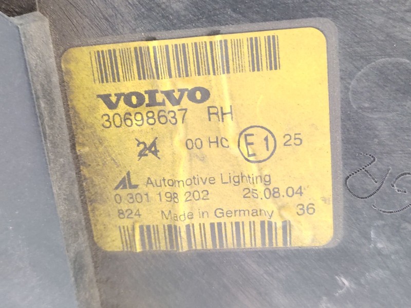Faro Derecho 30698637  - Volvo S40 Ii (544) 1.8 4