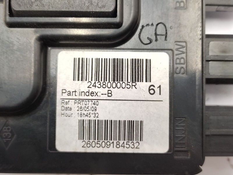 Recambio de modulo electronico para renault scénic iii (jz0/1_) 1.4 16v (jz0f, jz1v) referencia OEM IAM   