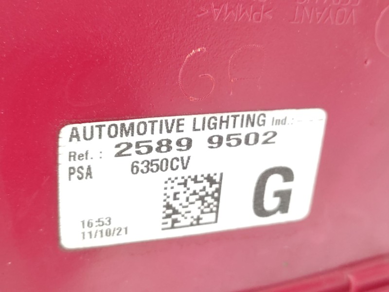 Recambio de piloto trasero izquierdo para peugeot 308 i (4a_, 4c_) 1.6 hdi referencia OEM IAM  6350CV 