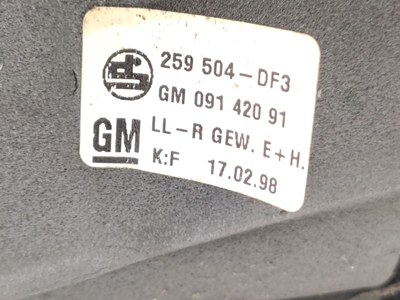 Recambio de retrovisor derecho para opel astra g hatchback (t98) 1.6 16v (f08, f48) referencia OEM IAM   