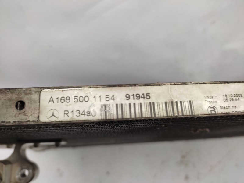 Recambio de condensador / radiador aire acondicionado para mercedes-benz clase a (w168) a 170 cdi (168.009, 168.109) referencia 