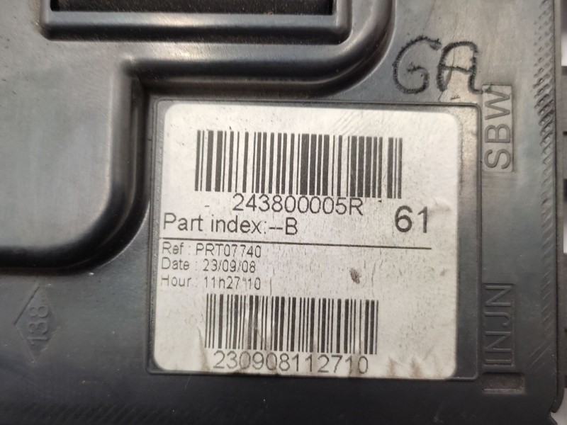 Recambio de modulo electronico para renault megane iii hatchback (bz0/1_, b3_) 1.6 16v (bz1b, bz1h) referencia OEM IAM   