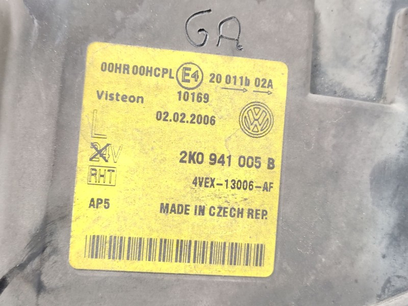 Recambio de faro izquierdo para volkswagen touran (1t1, 1t2) 1.9 tdi referencia OEM IAM   