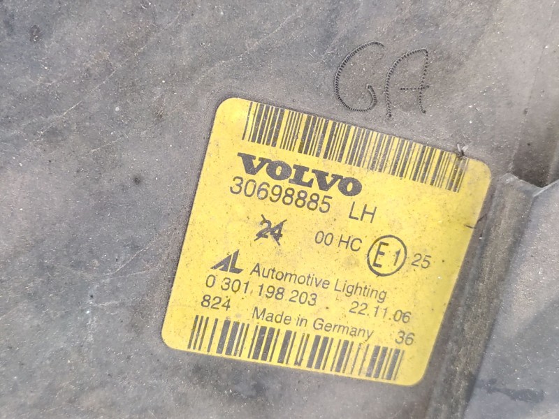 Recambio de faro izquierdo para volvo s40 ii (544) 2.0 d referencia OEM IAM   