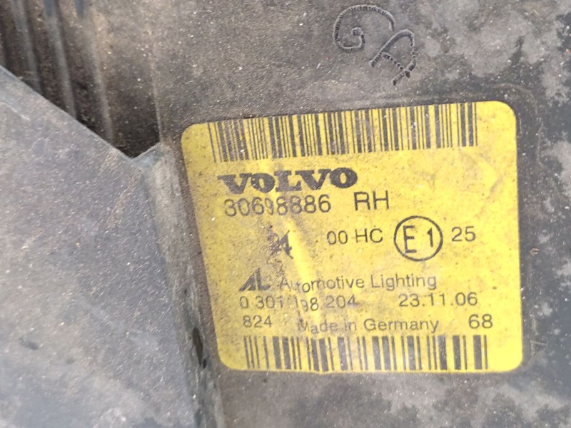 Faro Derecho 30698886  - Volvo S40 Ii (544) 2.0 D 4