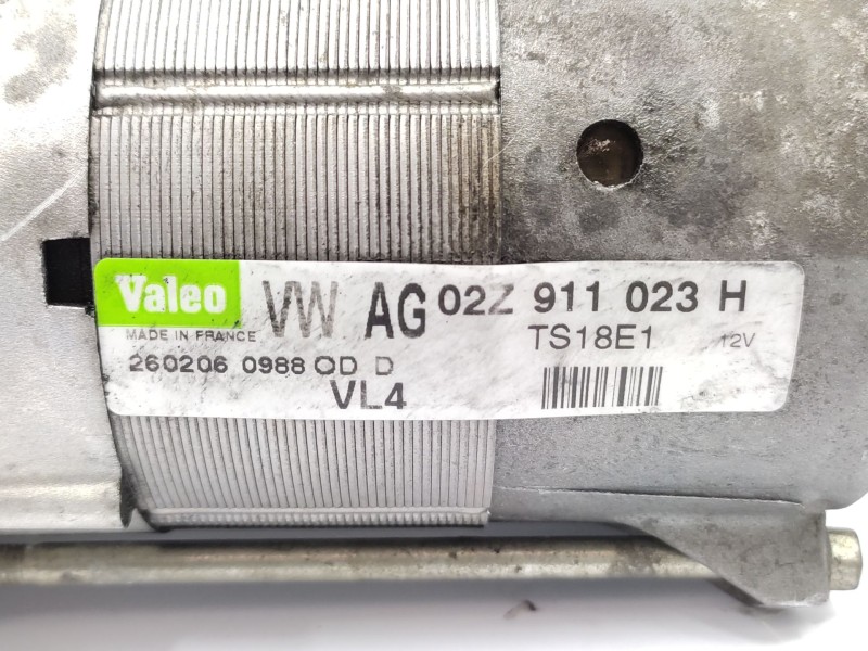 Motor Arranque 02z911023h  - Volkswagen Touran (1t1, 1t2) 1.9 Tdi 6