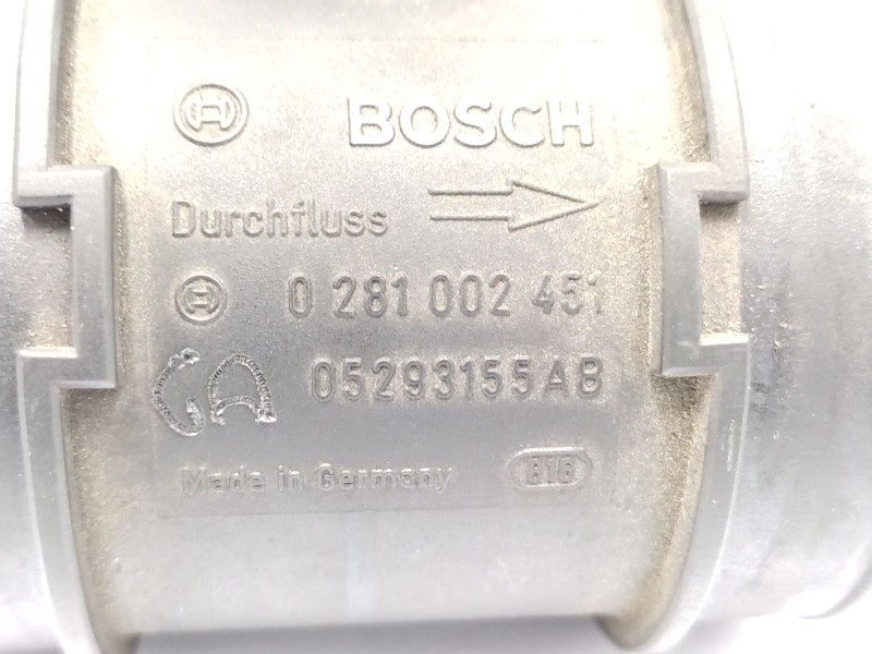 Caudalimetro 05293155ab 0281002451 - Chrysler Voyager (rg) 2.8 Crd Cat 6