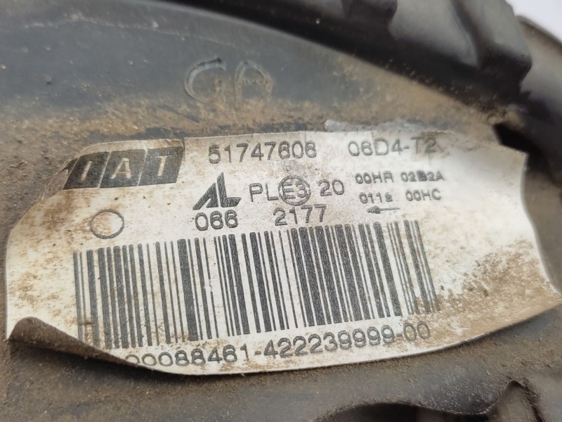 Faro Derecho 51747606  - Fiat Idea (350_) 1.4 16v 3
