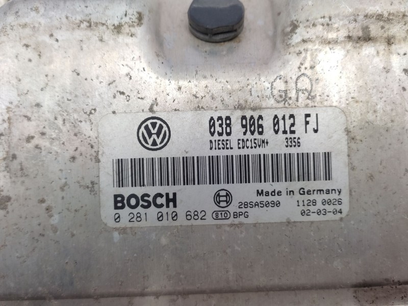 Centralita Motor Uce 038906012fj 0281010682 - Seat Leon (1m1) 1.9 Sdi 4