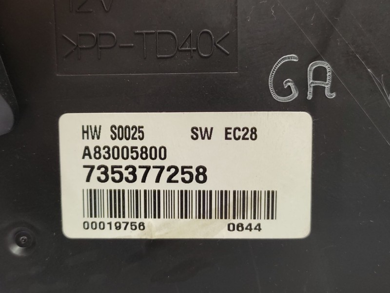 Mando Climatizador 735377258  - Fiat Idea (350_) 1.4 16v 6