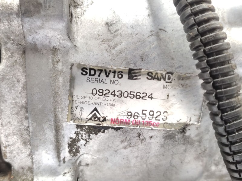 Recambio de compresor aire acondicionado para citroën c3 i (fc_, fn_) 1.6 16v hdi referencia OEM IAM   