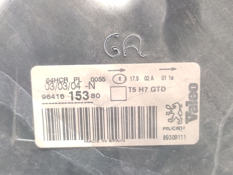 Recambio de faro izquierdo para peugeot 307 (3a/c) 1.6 16v referencia OEM IAM   