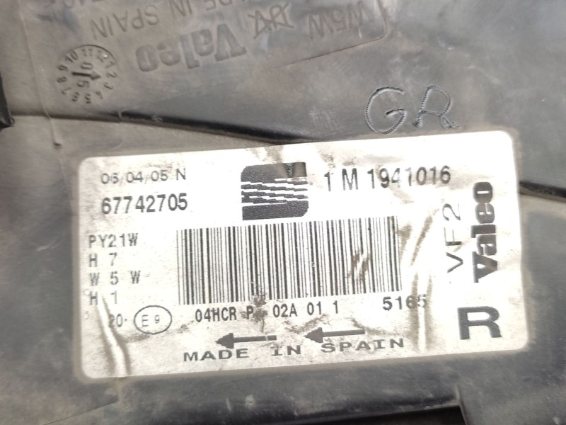 Recambio de faro derecho para seat toledo ii (1m2) 1.9 tdi referencia OEM IAM  1M1941016 