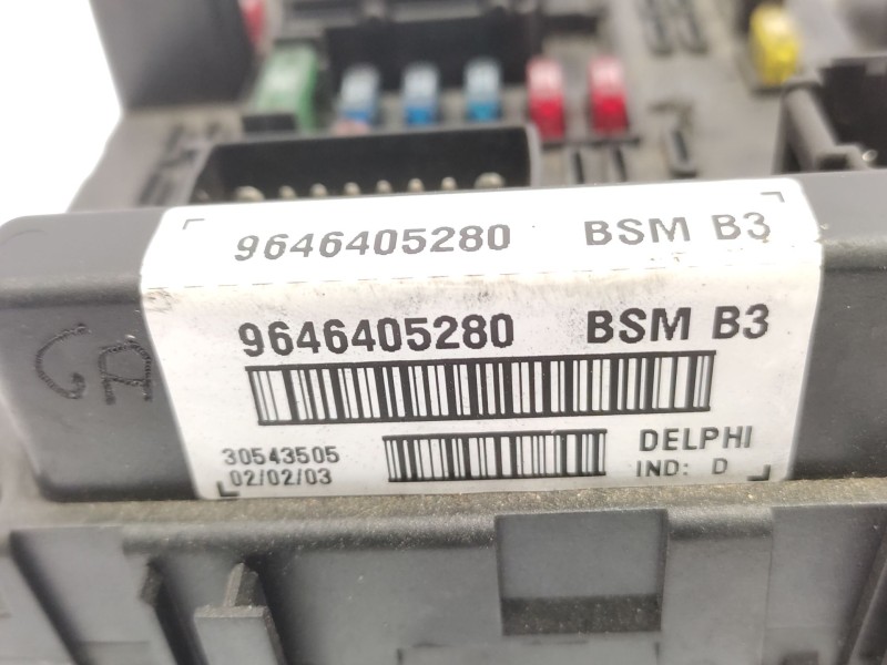 Caja Reles / Fusibles 9646405280  - Citroën Xsara (n1) 2.0 Hdi 90 4