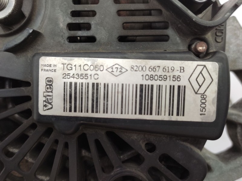 Recambio de alternador para renault megane ii (bm0/1_, cm0/1_) 1.6 16v referencia OEM IAM   