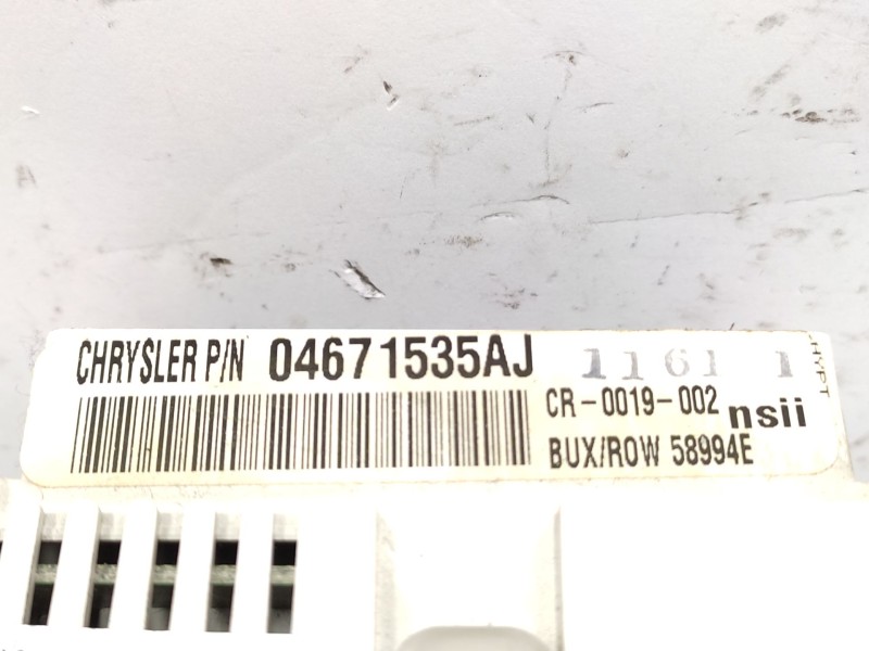 Cuadro Instrumentos 4671535aj 4671535af  - Chrysler Pt Cruiser (pt_) 2.0 4