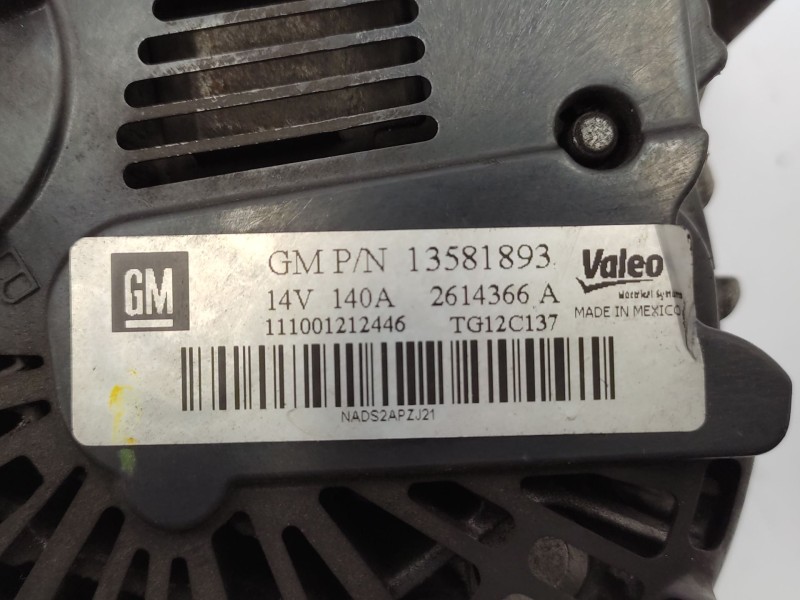 Recambio de alternador para chrysler pt cruiser (pt_) 2.0 referencia OEM IAM   