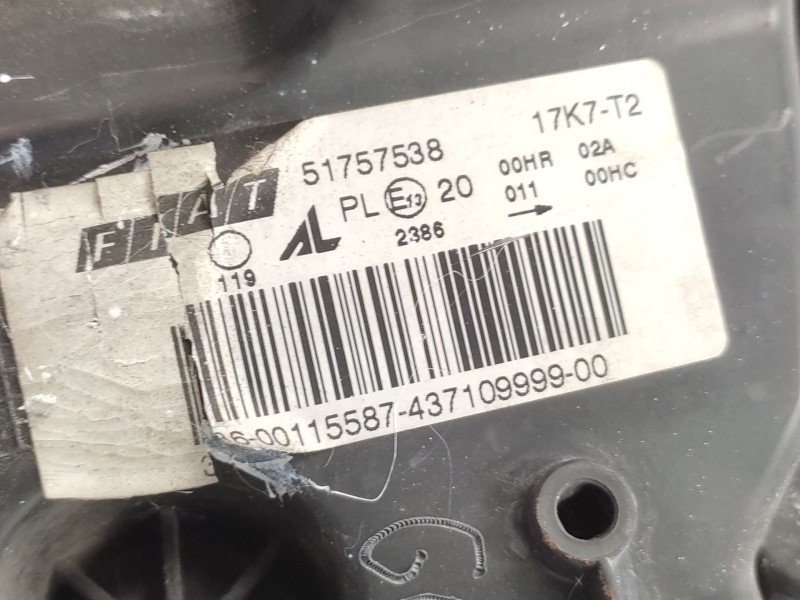Faro Izquierdo 51757538  - Fiat Bravo Ii (198_) 1.9 D Multijet (198axb1a) 4