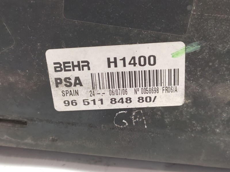 Recambio de intercooler para citroën c3 i (fc_, fn_) 1.6 16v hdi referencia OEM IAM  0384J4 