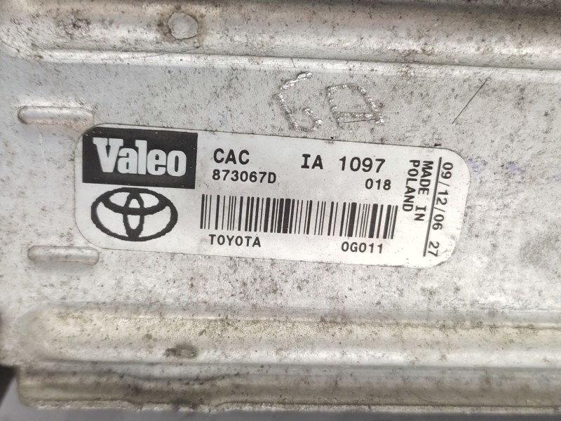 Intercooler 179400g011 873067 - Toyota Corolla (_e12_) 2.0 D-4d (cde120r_, Cde120l_) 3