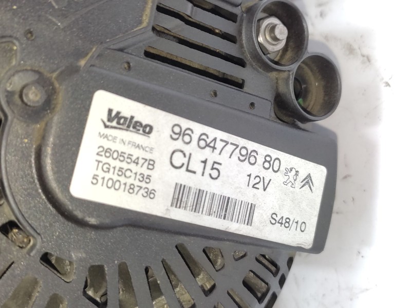Recambio de alternador para citroën c4 ii (nc_) 1.6 hdi 90 referencia OEM IAM  5705KV 