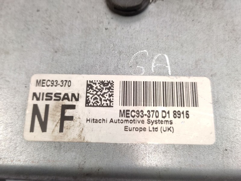 Centralita Motor Uce Mec93370  - Nissan Qashqai I (j10, Nj10) 2.0 3