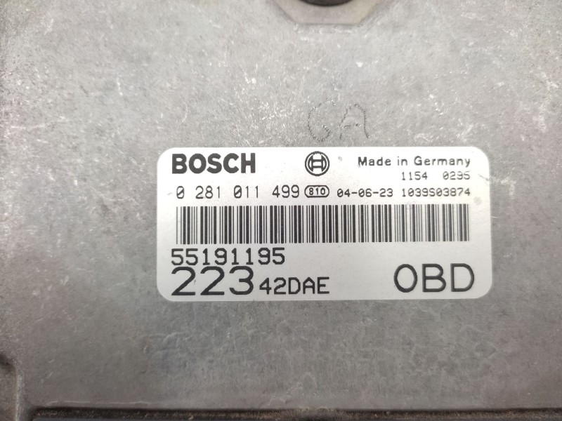 Recambio de centralita motor uce para fiat doblo monospace (119_, 223_) 1.9 jtd referencia OEM IAM   