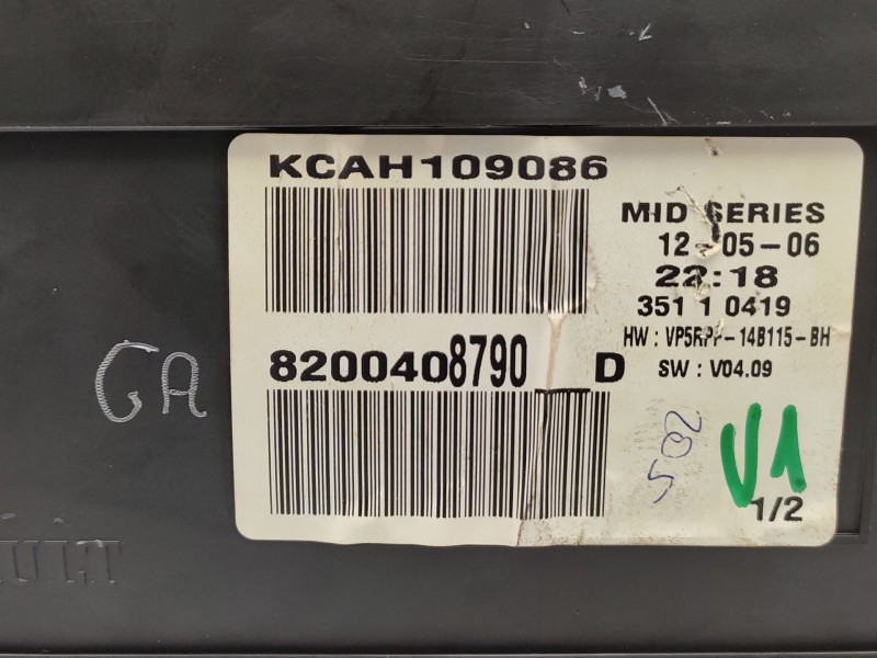 Cuadro Instrumentos 8200408790  - Renault Megane Ii Station Wagon (km0/1_) 1.4 6