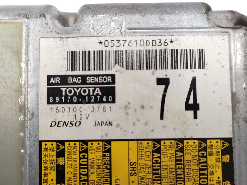 Centralita Airbag 8917012740 1503003761 - Toyota Auris Hybrid Active 3