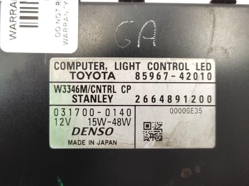 Modulo Electronico 8596742010 8101642010  - Toyota Rav 4 3