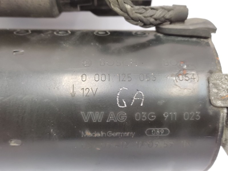 Recambio de motor arranque para audi a4 b7 (8ec) 2.0 tdi 16v referencia OEM IAM  03G911023 