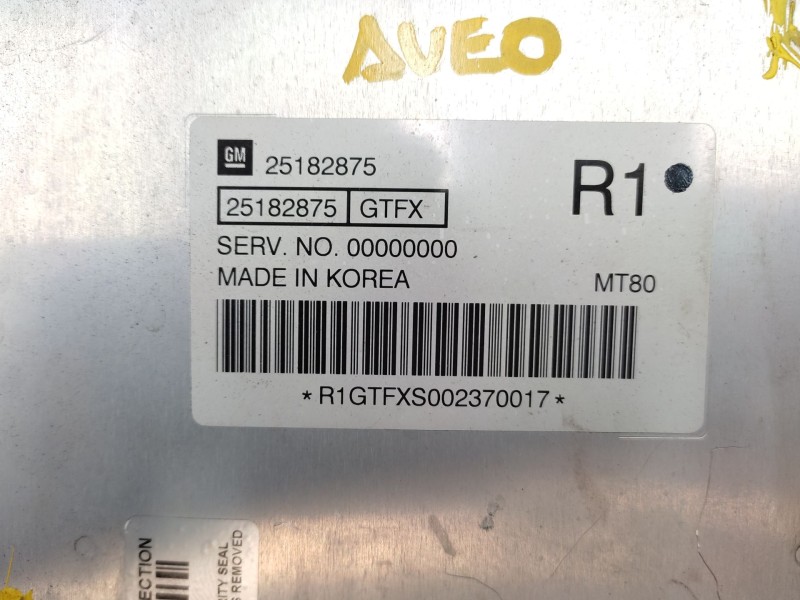 Recambio de centralita motor uce para chevrolet aveo hatchback (t300) 1.4 referencia OEM IAM   