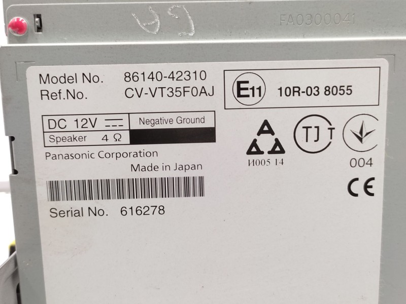 Recambio de sistema audio / radio cd para toyota rav 4 referencia OEM IAM   