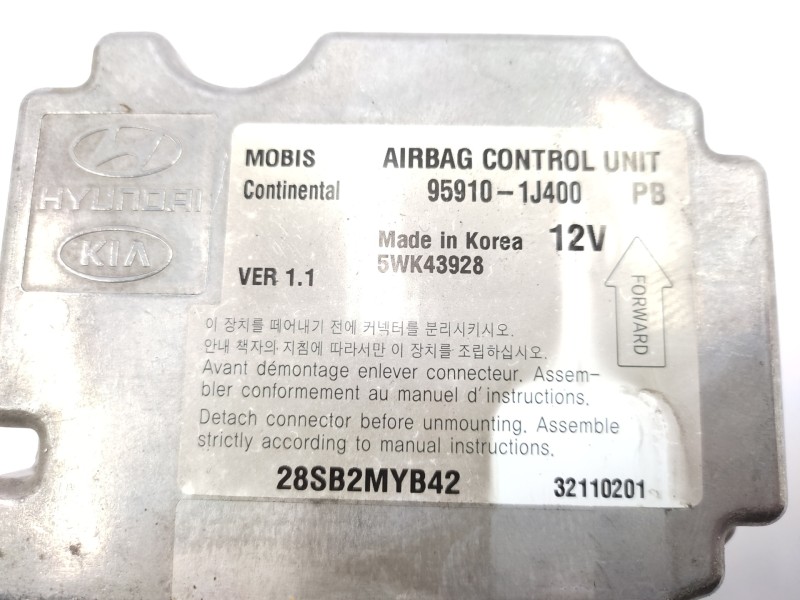 Centralita Airbag 959101j400 5wk43928  - Hyundai I20 Classic 6